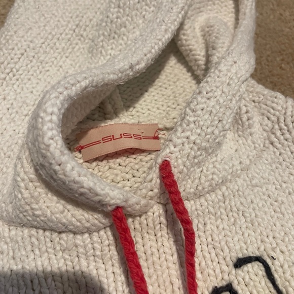 unique/rare ⭐️🧶 knit kids sweater with smiling faces - Picture 3 of 5